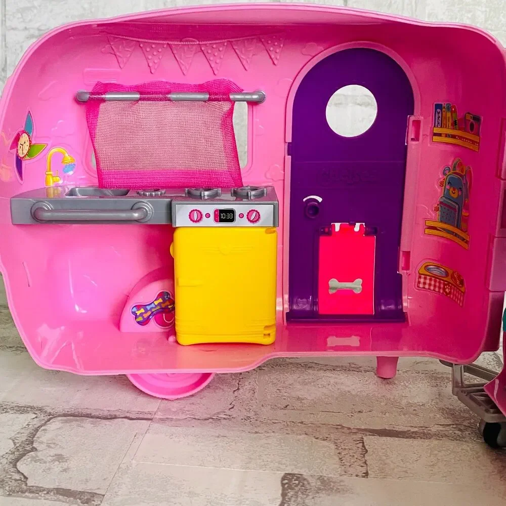 Barbie Club Chelsea RV Camper Playset Mattel 2018 Pink Camper (Only)
